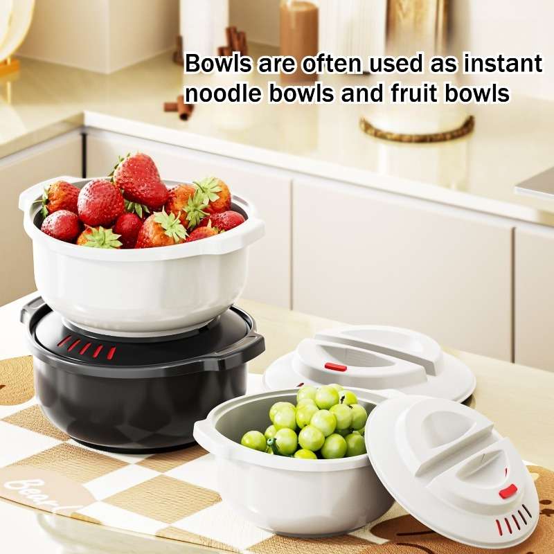 Baby Food Bowl Color White Capacity1500Ml