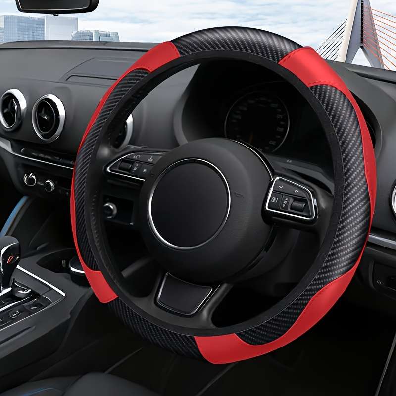 Car Steering Wheel Cover Black