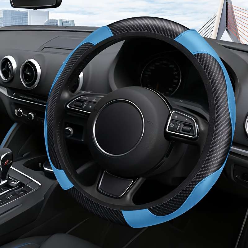 Car Steering Wheel Cover Black