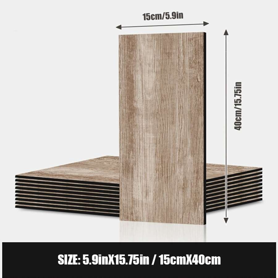Self Adhesive Floor Stickers Wood Grain 5S