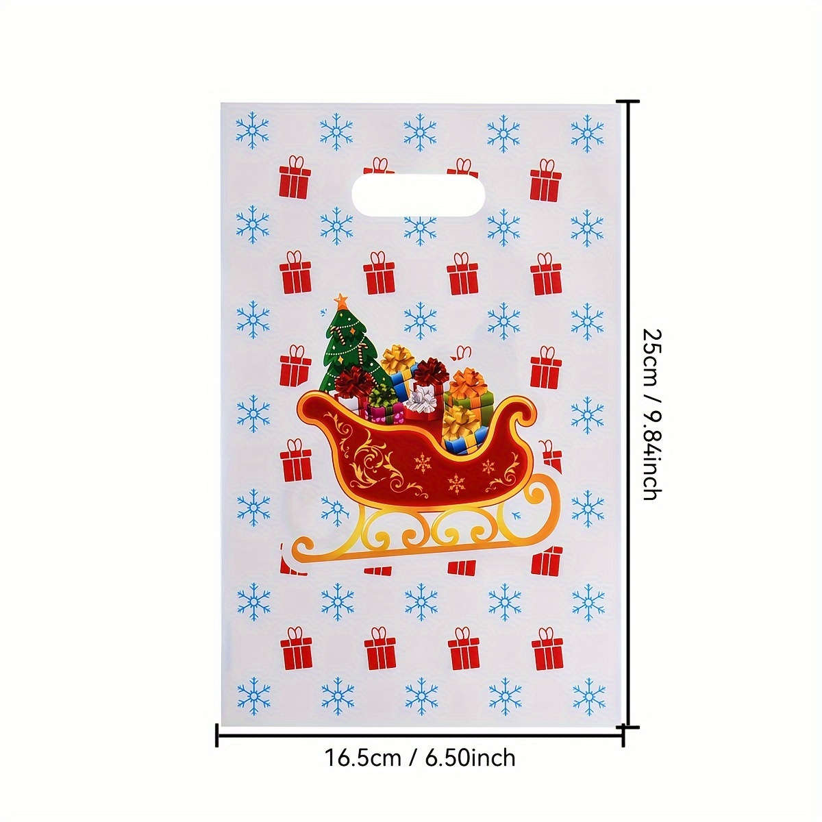 Gift Bags Style Colorful Christmas Quantity 50Pcs