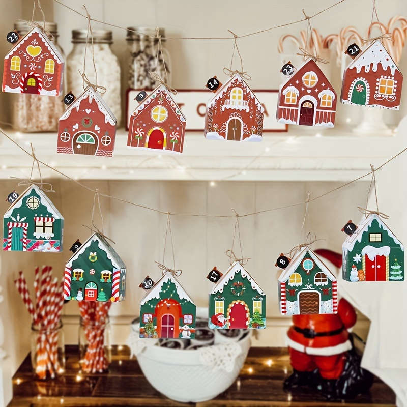 Christmas Gift Boxes Model 6Pcs White