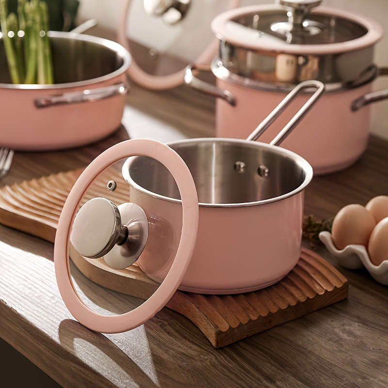 Ultimate Pink Single Set Ceramic Coated Cookware Outdoor