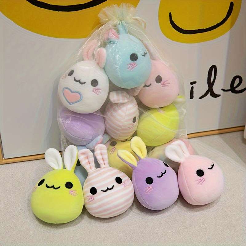 Plush Toyss size 13cm Items 9PCS Rabbit Plush Bag