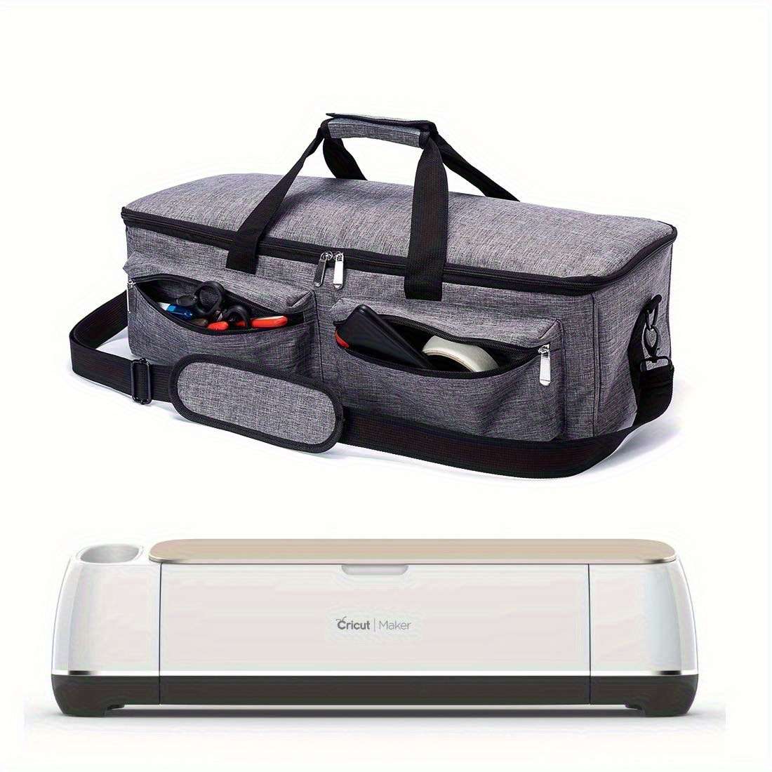 Portable Craft Cutter Machine Storage Bag Multiple Compartments Ergonomic Handle