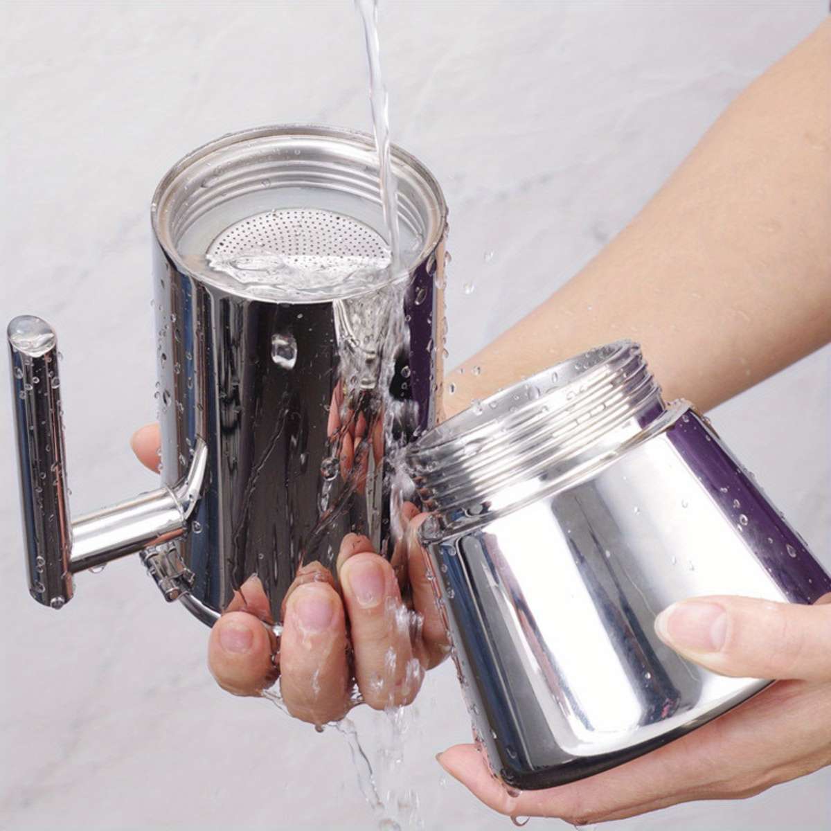 Coffee Pot Color Silvery Size17.5 Oz