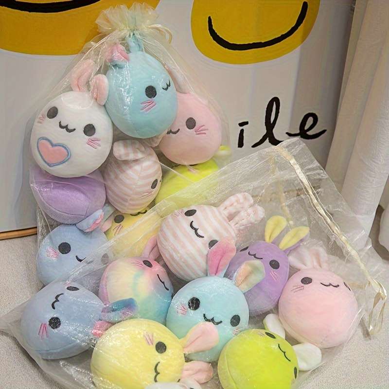 Plush Toyss size 13cm Items 9PCS Rabbit Plush Bag