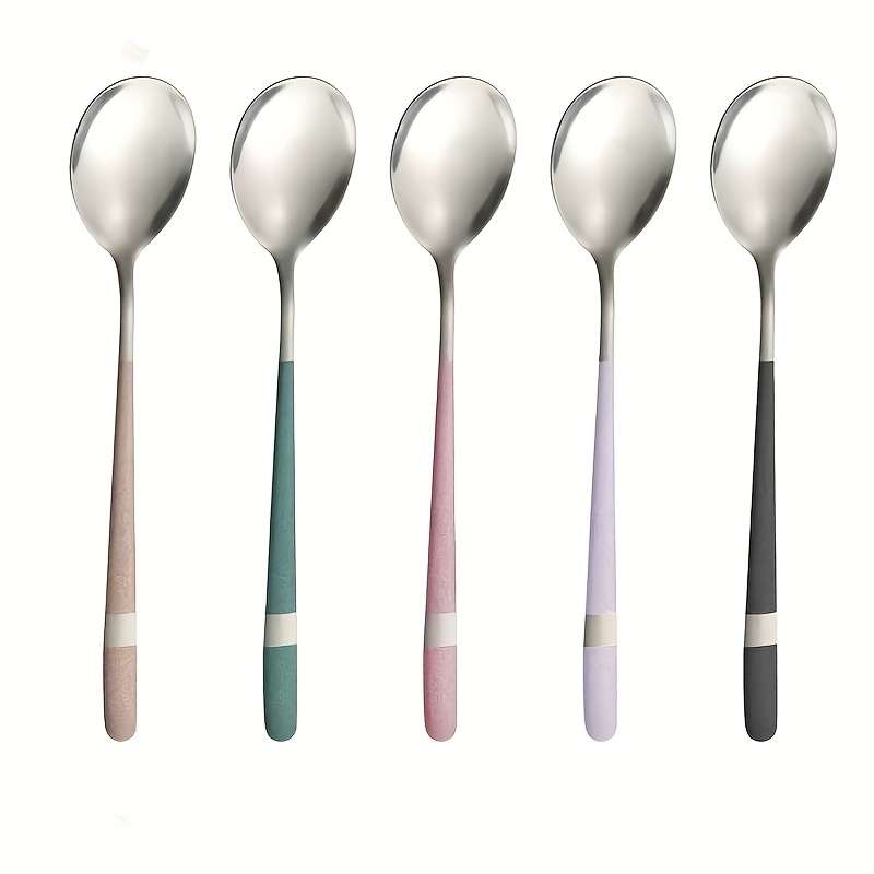 5pcs Stainless Steel Spoon Set