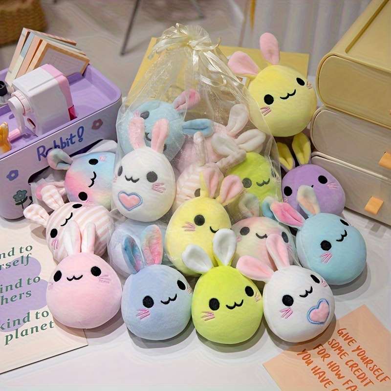 Plush Toyss size 13cm Items 9PCS Rabbit Plush Bag