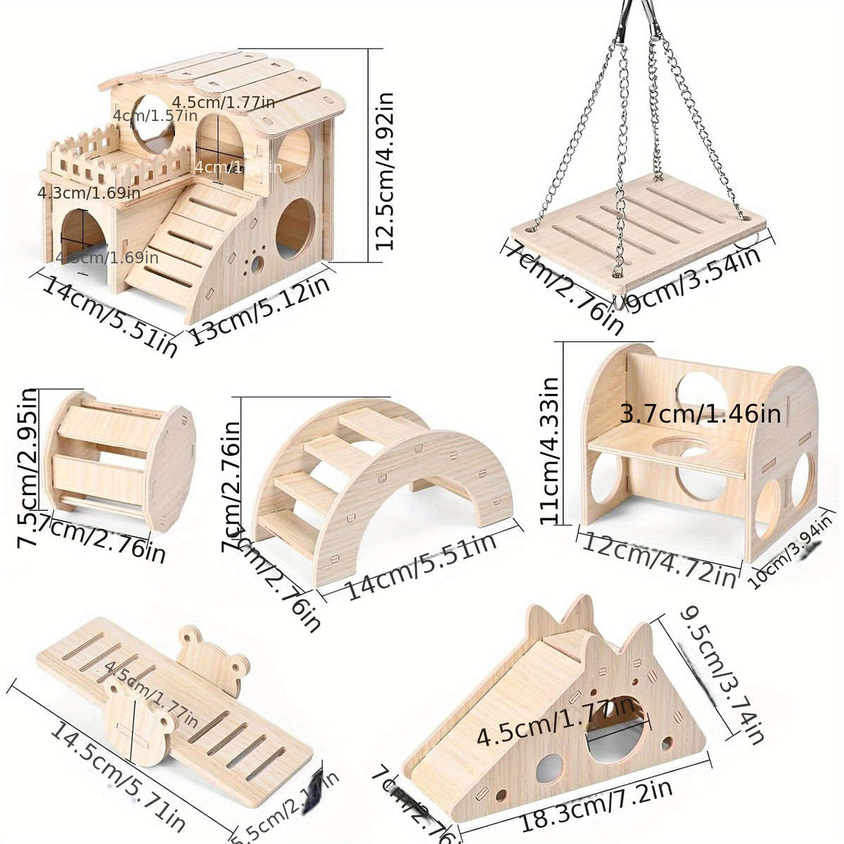 Pet supplies color 7pcs