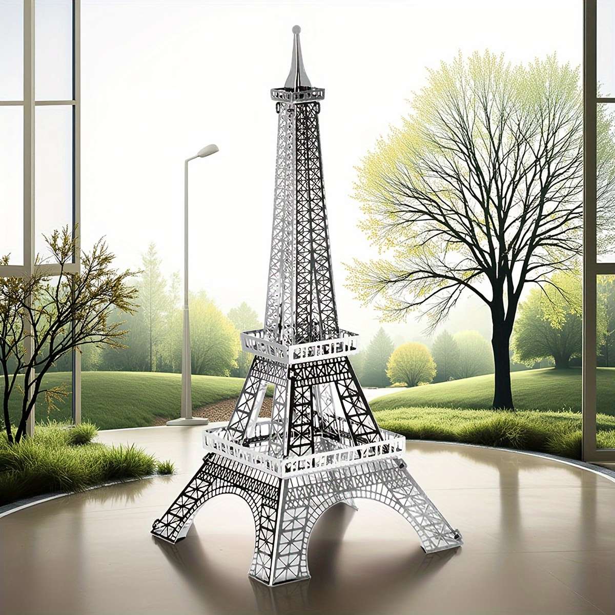 Building Toy Architectural Model Toy Set Color  Silvery