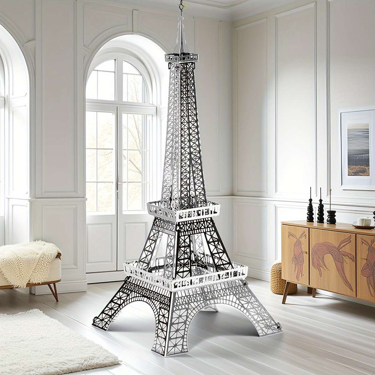 Building Toy Architectural Model Toy Set Color  Silvery