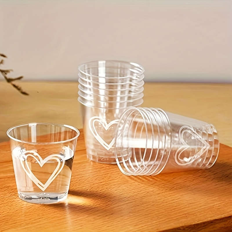 Water Cup Style 50Ml Heart Shaped Cup