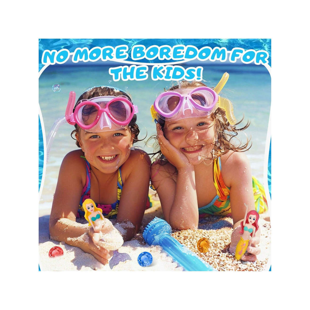 Childrens Toys Color 4Pcs Assorted Varieties Items4Pcs Glowing Mermaid