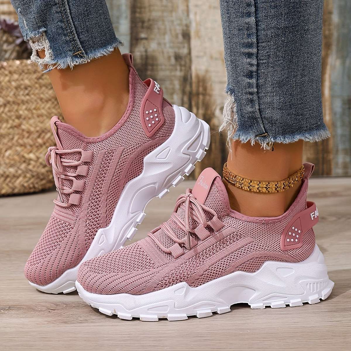 Women S Sneakers Color Dusty Rose Sizeuk 5