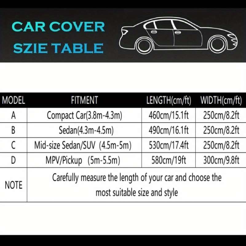 Car Cover Size Applicable To Q5 E Tron