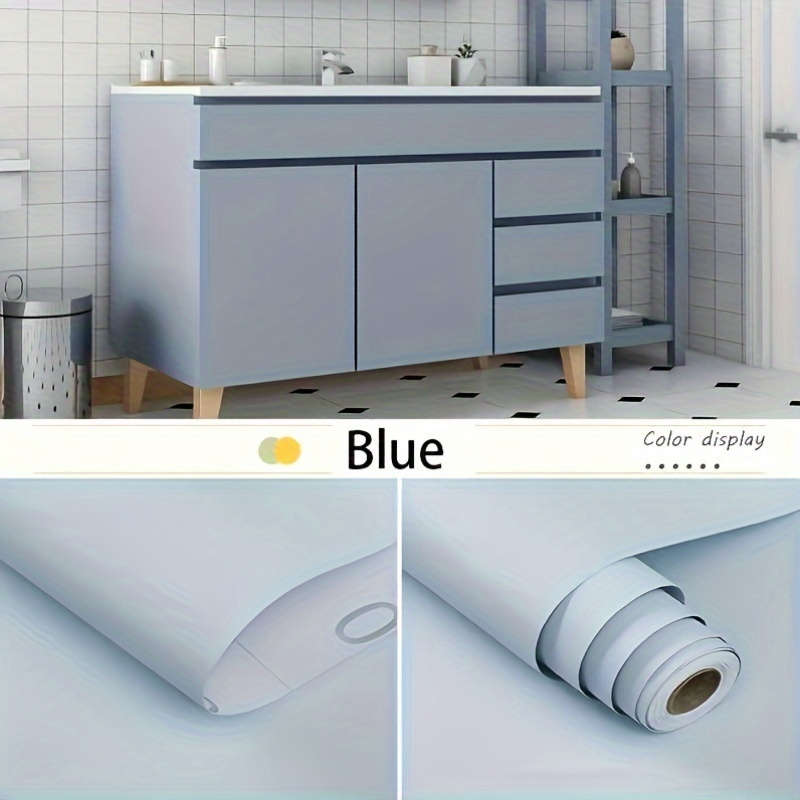 Pro Static Cling Wardrobe Wrap color Sky Blue size 40cmx300cm