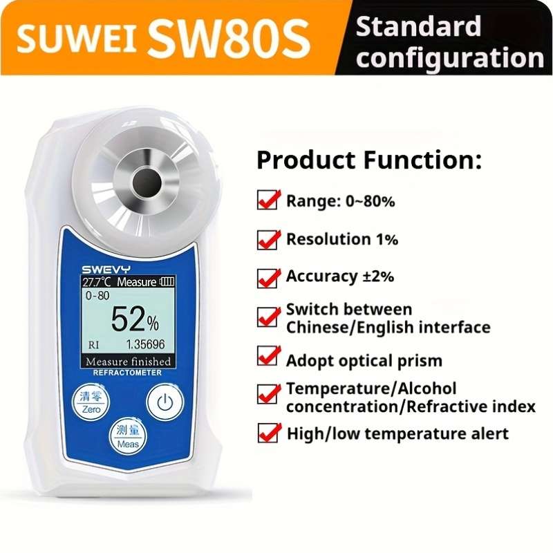 Alcohol Detector Model Sw80S 080%Volume