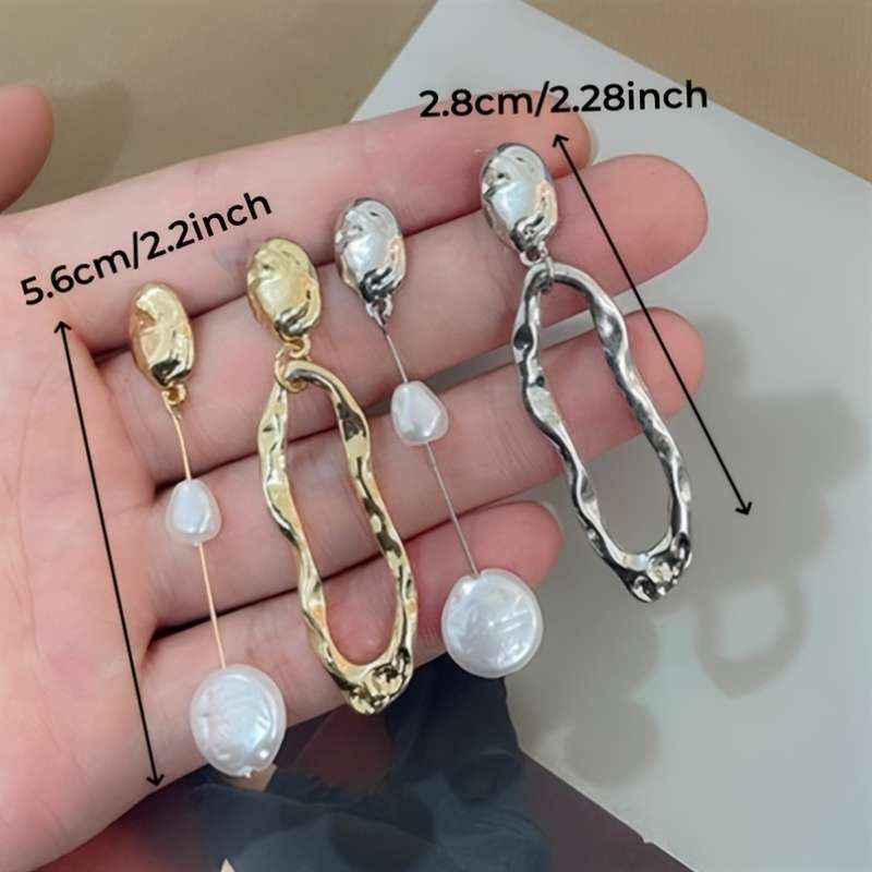 Women S Earrings Color Silvery