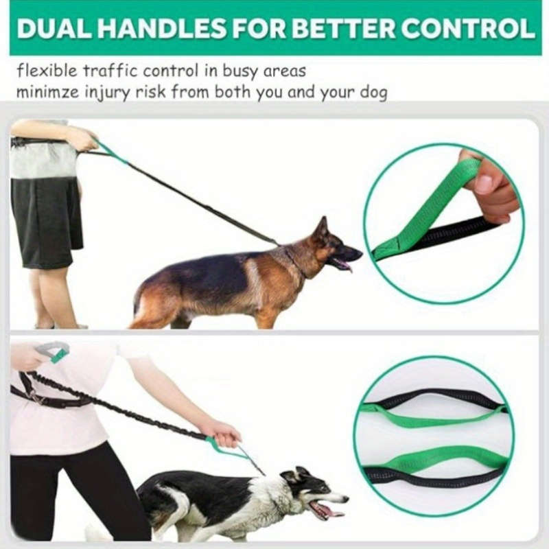 Dog Leash Color Fluorescent Green Size 2.5*105*2 Double Body
