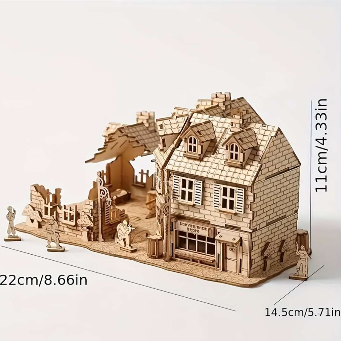 Building Toy Architectural Model Toy Set Items Peace House