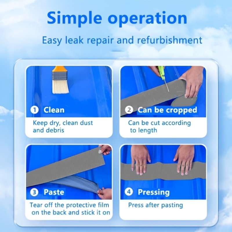 Waterproof Repair And Sealing Supplies Color Silvery White