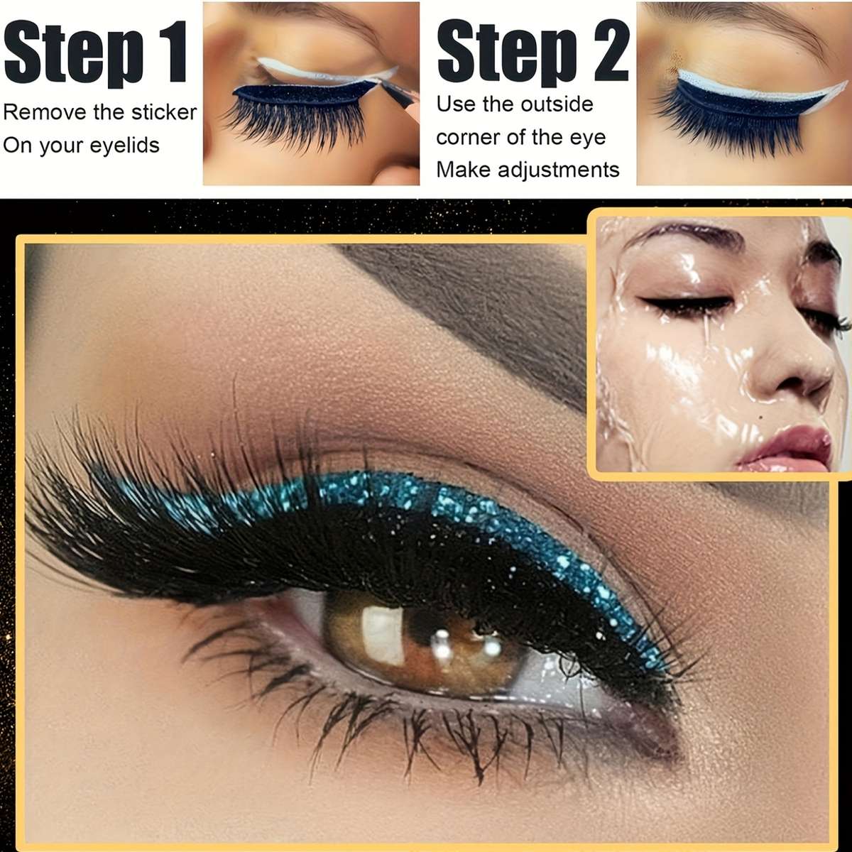 5 Pairs Volume Cluster Lashes Color 1 Pair Of Each The 5 Colors