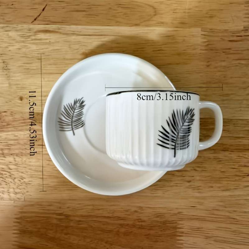 Water Cup Material Ceramics Quantity6 Coffee Cups And 6 Saucers