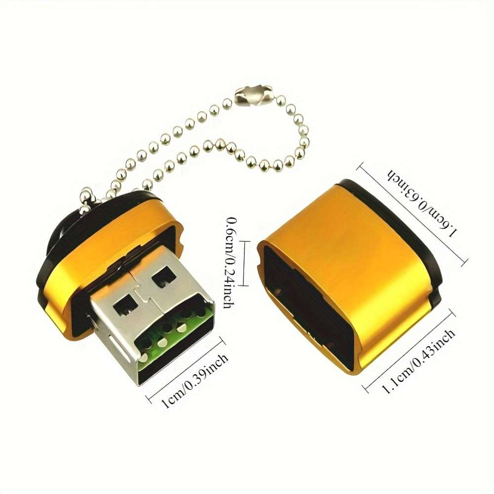 2Pcs Minimalist Elegant Refined Eco-Friendly Chic Colormatching Mini Usb Card