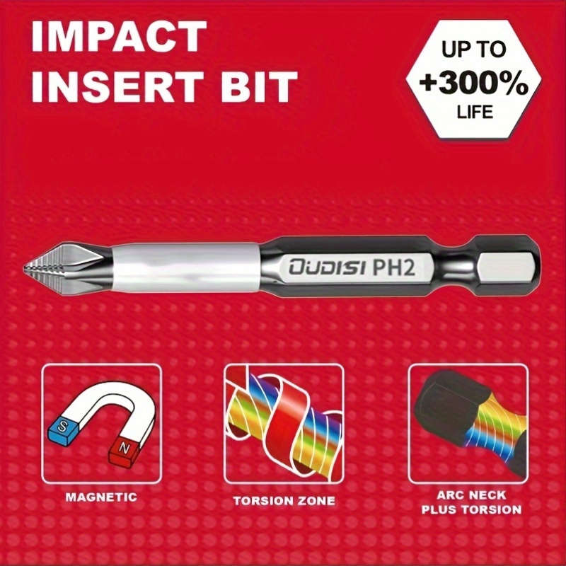 Screwdriver Bit Tool Set Items 50Mm 5Pcs