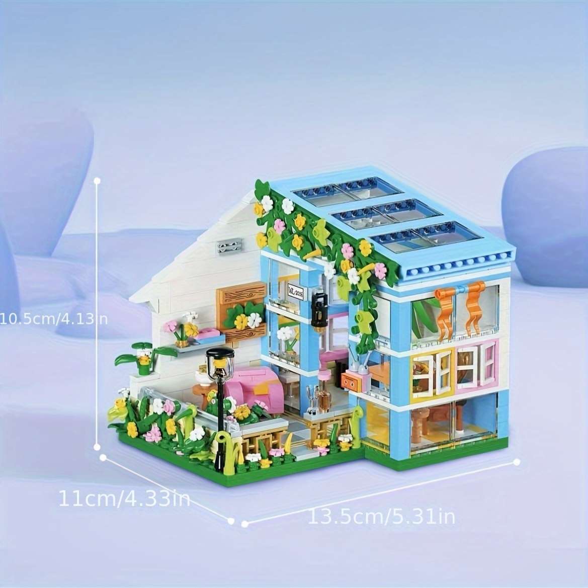 Building Toy Architectural Model Toy Set Style Street Scene Building Blocks