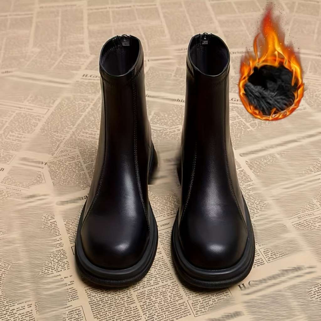 Women S High Heels Color Black Fleece Sizeuk 2.5