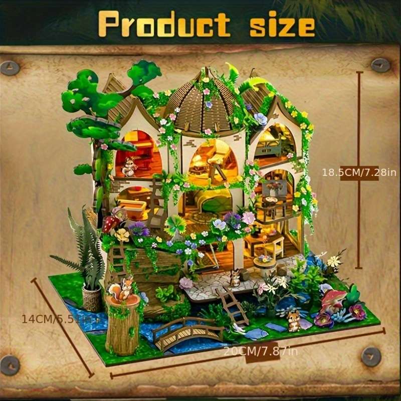 Building Toy Architectural Model Toy Set Items Forest Castle  Add   Tools