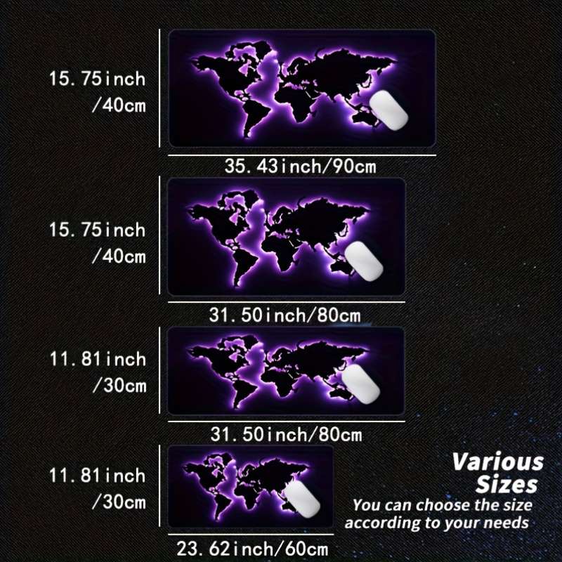 Mouse Pad Size 23.62X11.81Inch