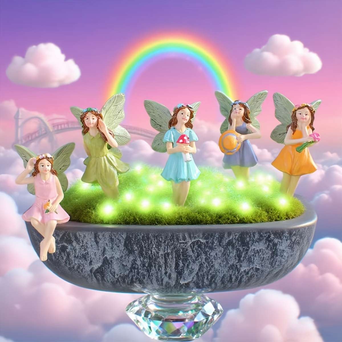 5Pcs Webetter Fairy Garden Decorations