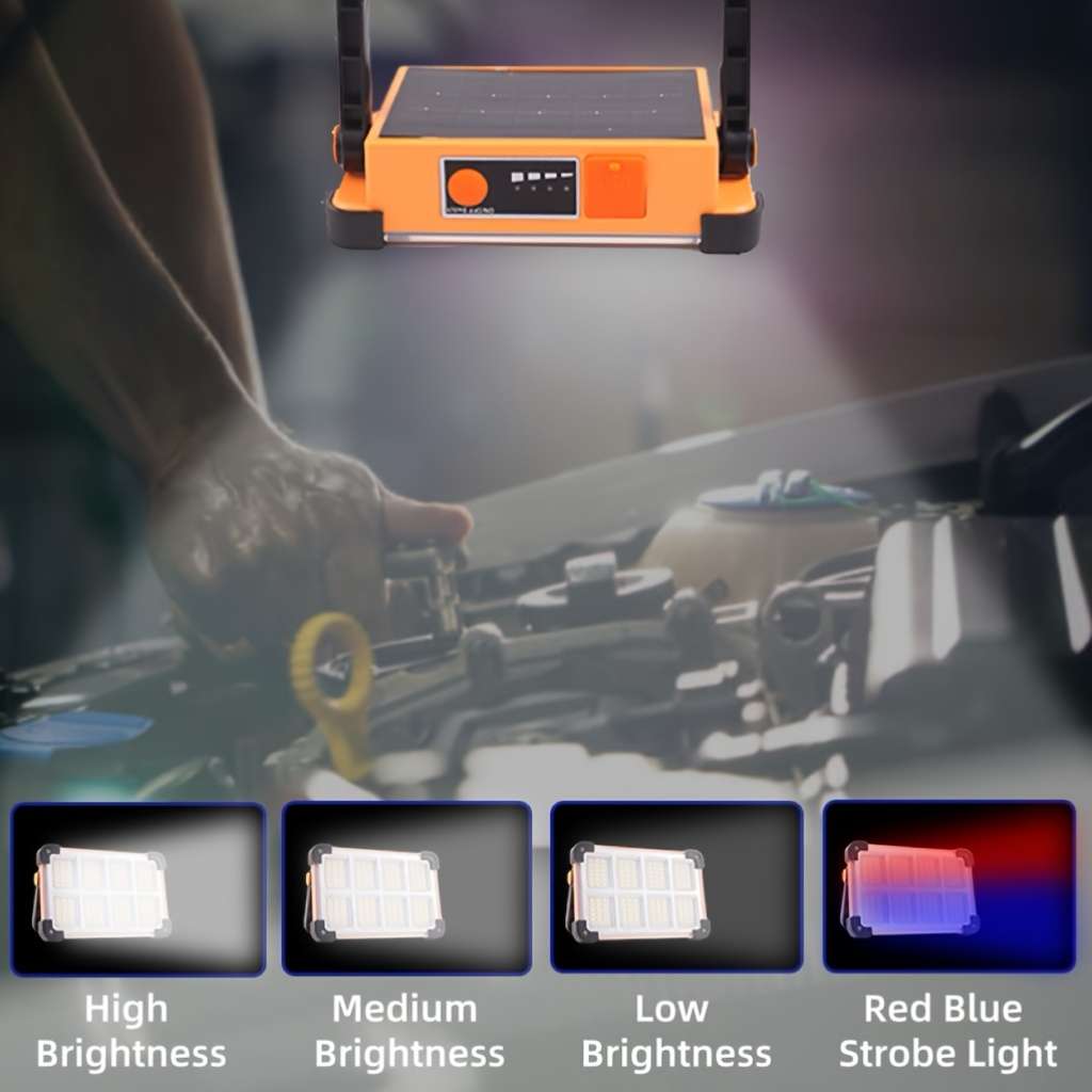 Solar Emergency Lights Color Orange