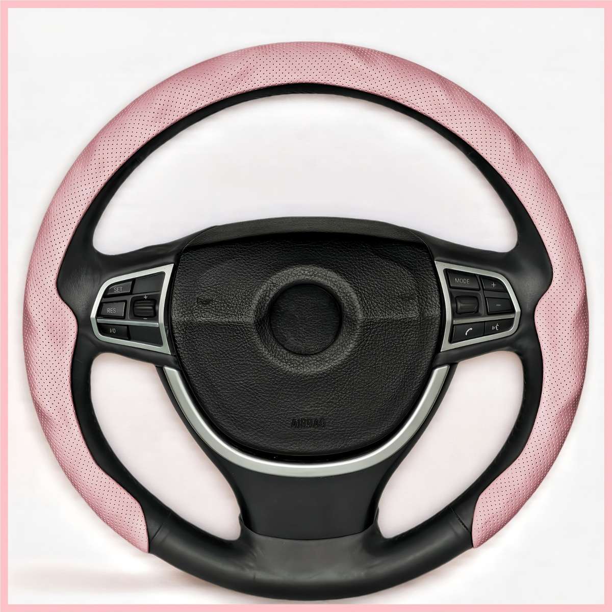 Car Steering Wheel Cover Pink