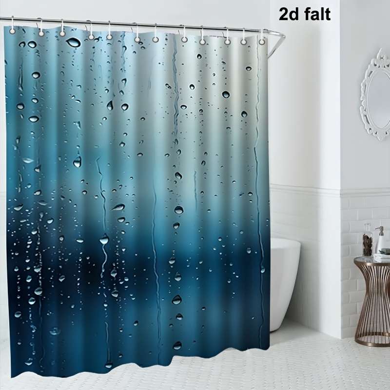 Waterproof Shower Curtain Color Polychrome Size 180*180 180.01Cm*180.01Cm