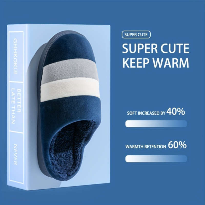 Cotton Slippers Color Red Sizeuk 9.5-10