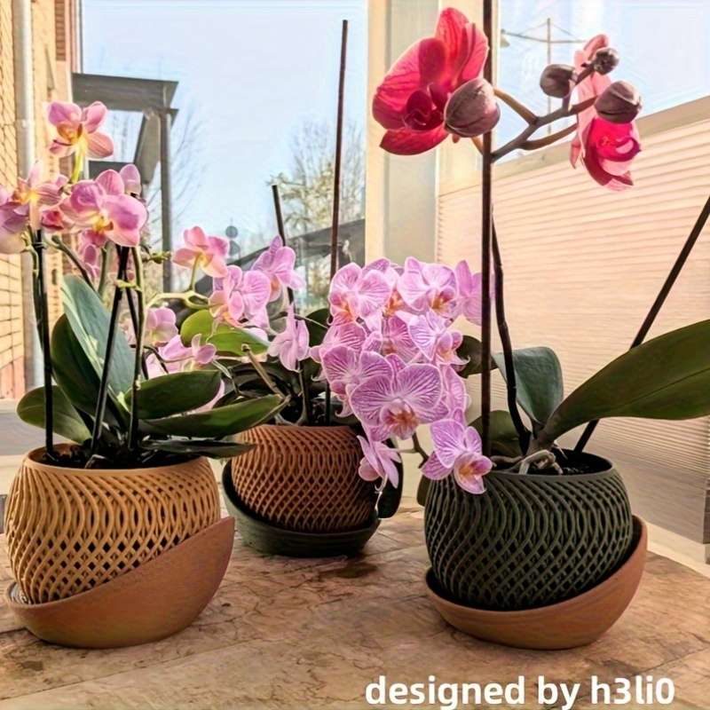 Modern Mirage Orchid Planter Modern Minimalist Easy Installation Ideal Storage