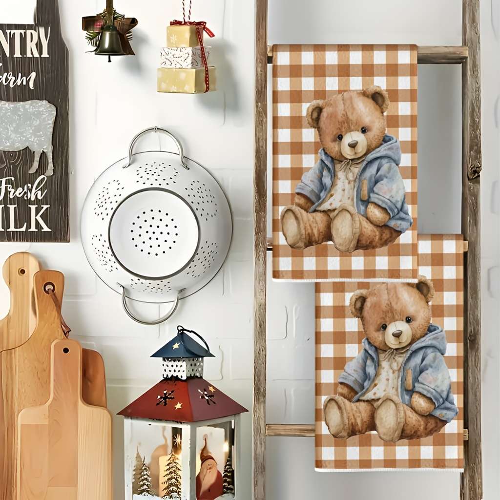 Rag Quantity Cute Bear 2Pcs
