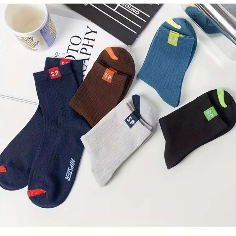 Women S Socks Color 5 Pairs Of Random Mixed Colors Size Onesize