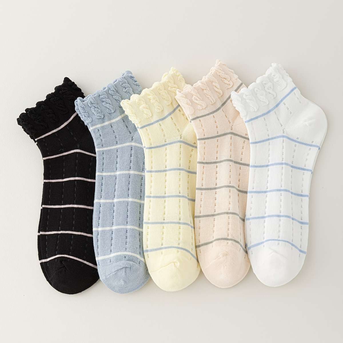 Women S Socks Color 5 Pairs In Random Mixed Colors