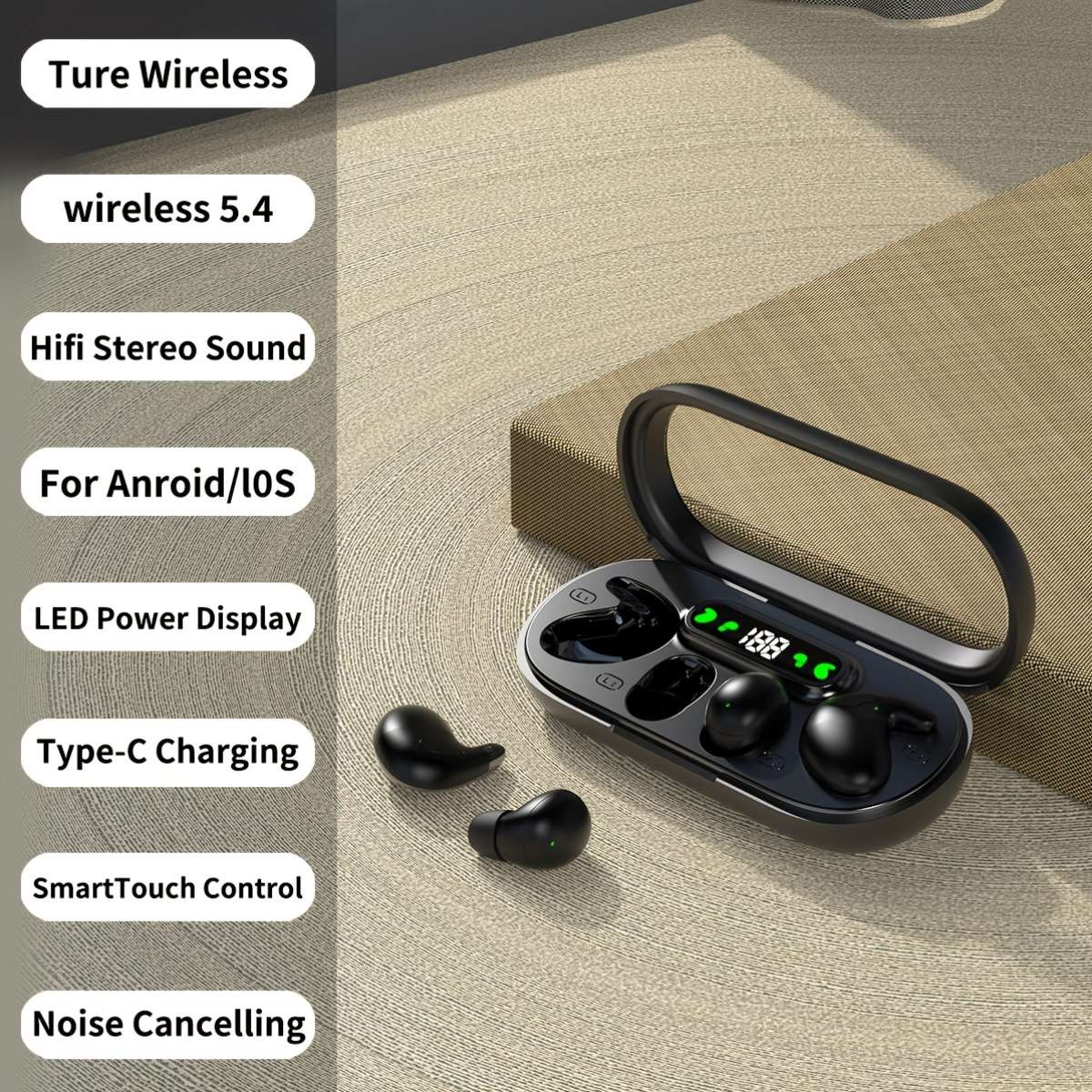 Wireless Headphones   White