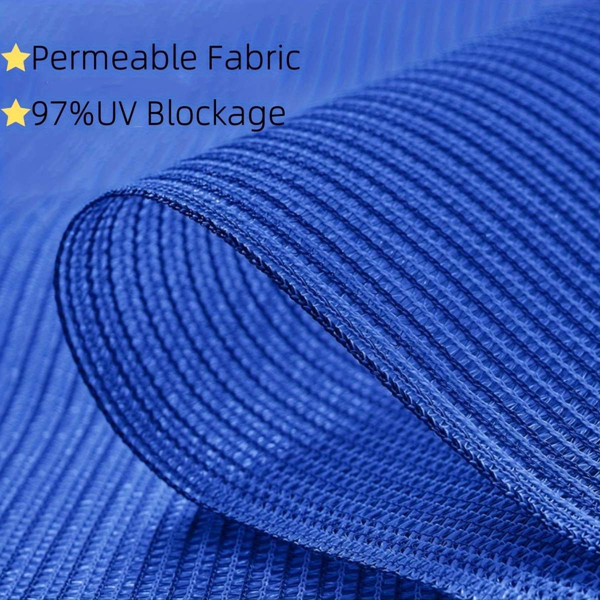 Shade Cloth Color Blue Size3.66X4.88Meter