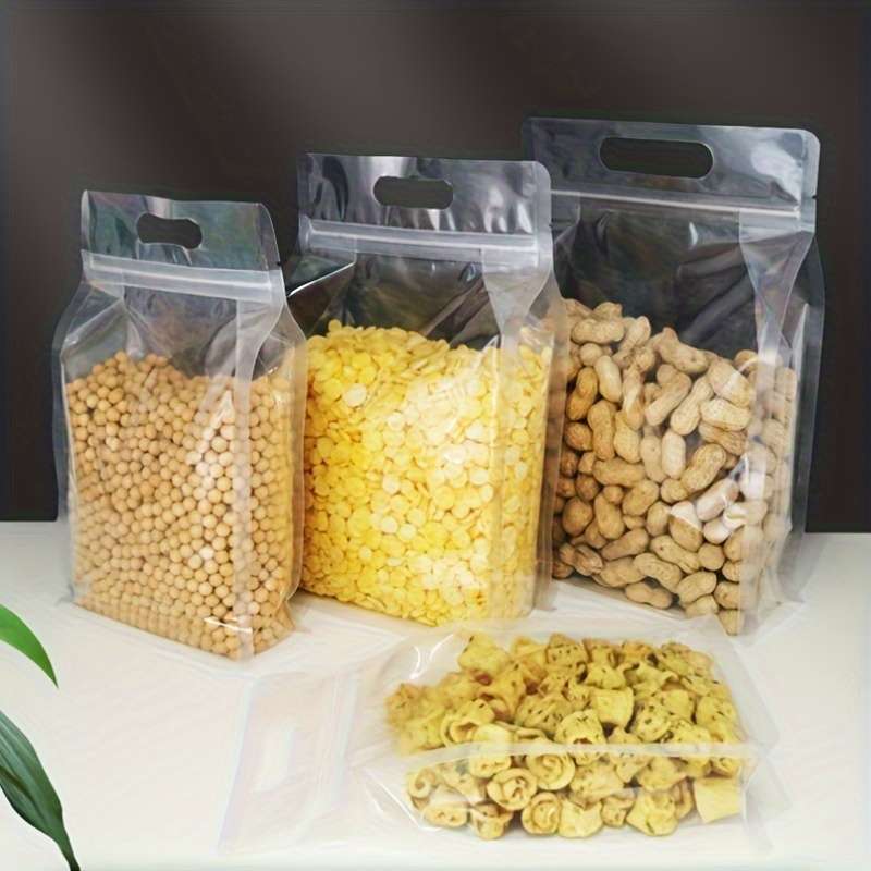 Food Storage Bags Color Transparent 10Pcs Size26X36Cm