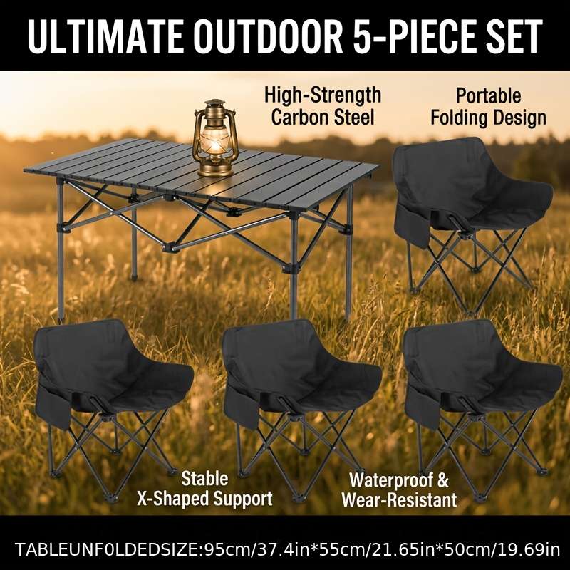 Outdoor Tables And Chairs Quantity 5Pcs