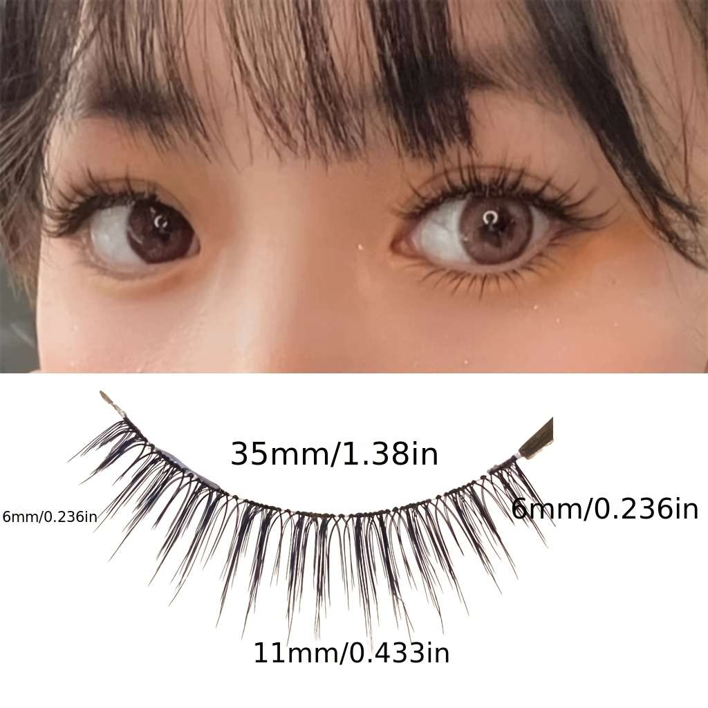 5 Pairs Natural C Curl False Eyelashes Style Nature