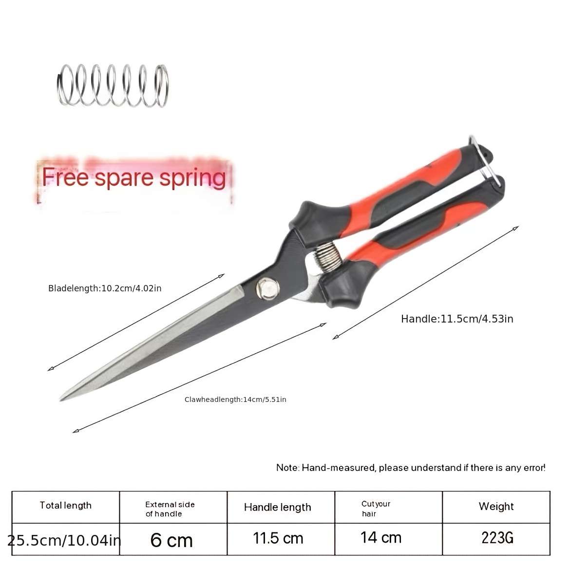 Scissors Color Red  Black