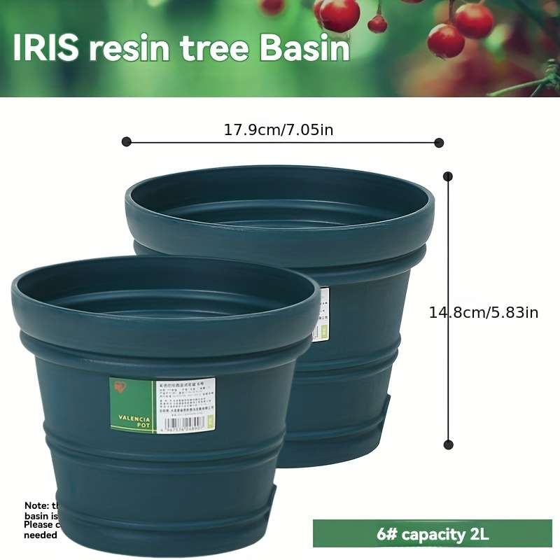 Flowerpotsize No  7 2Pcs Id20 83Cmcolor Green